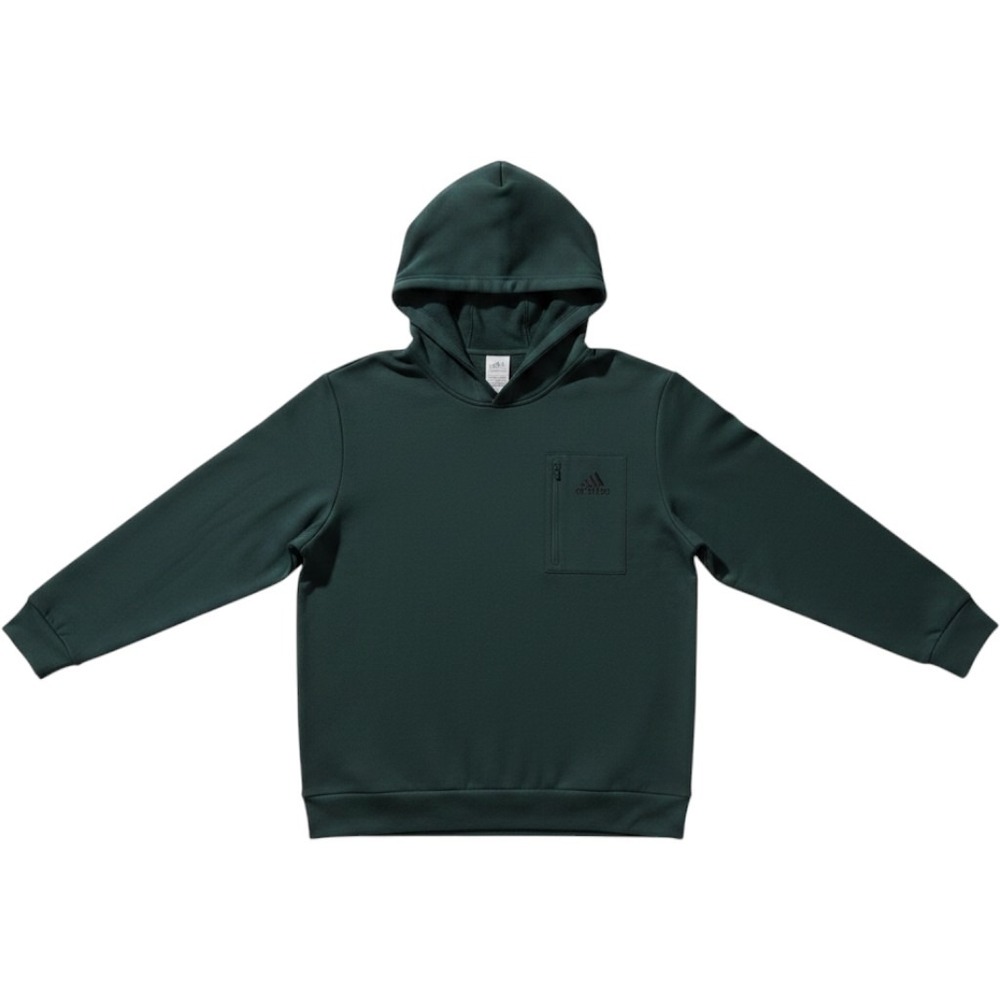 adidas Men's Forest Green Crewneck Hoodie‎